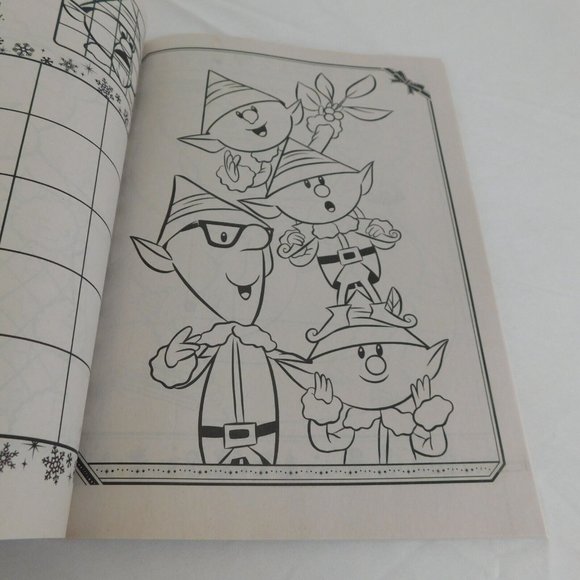 2 Rudolph The Red-Nosed Reindeer Christmas Jumbo Coloring & Activity Books New - Picture 11 of 12